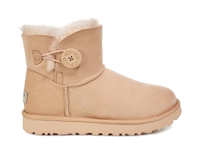 UGG 1016422 AMB Mini Bailey Button II Classic Boot Beige
