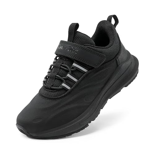DREAM PAIRS Unisex Kids Trainers Boys Girls Waterproof Walking Running Shoes Athletic Sneakers Sports Shoes for Little/Big Kids,Size 10 Little Kid,All Black,SDRS2335K