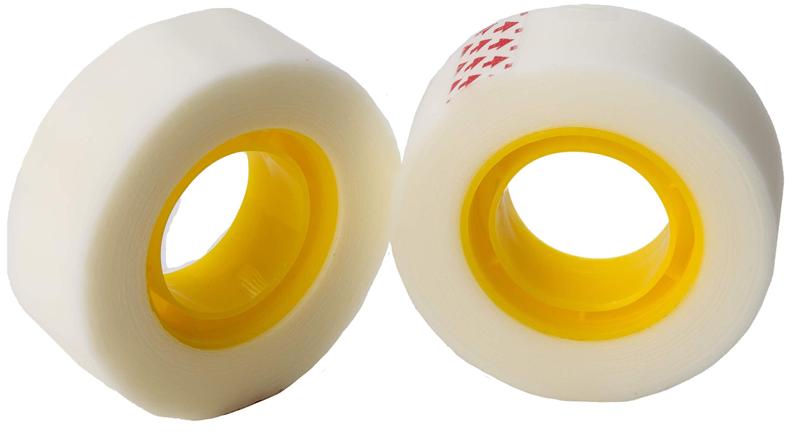 Morgan's Direct - Invisible Tape Refill Rolls – Clear Transparent Adhesive Tape for Dispensers, Matte Finish Writable Tape for Office, Home, School & Gift Wrapping, Pack of 2