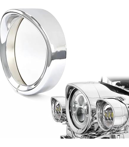 Motorcycle 7 Inch Burst Headlight Headlamp Trim Ring Aluminum For Harley Touring Street Glide Road King FLHR FLHX FLTXR 1996-up - 201355758