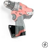 Spartan MountsWall Hook for Milwaukee M12 Tools Left - 12 Volt Power Tool Holder, High Strength Low Profile Bracket, Convenient Easy Access Garage Organization