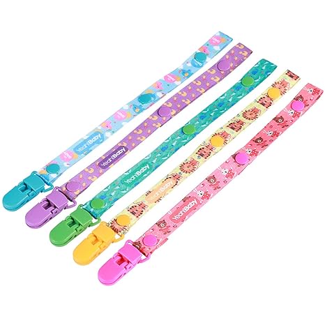 YEAHIBABY Baby Schnuller Clips Soothie Schnuller Kette Halter Zahnen Ring Spielzeug Soothie Schnuller Leine Neugeborene Dusch
