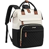 LOVEVOOK Laptop Backpack for Women, 17.3'' Waterproof Nurse Bag Teacher Work Backpack Purse for Women, Travel Computer Backpack for College Office Business Ladies