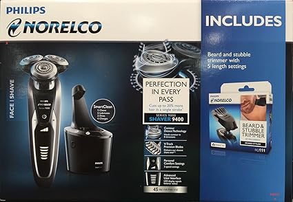 Philips Norelco 9400 - Afeitadora para barba con cortadora de pelo ...