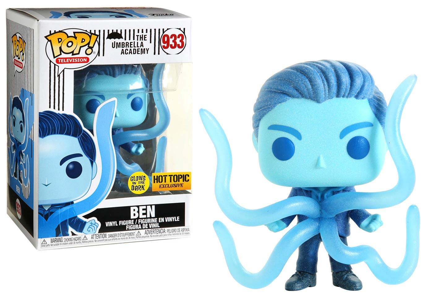POP! Funko Television - The Umbrella Academy Ben (Glow-in-The-Dark) Exclusive!