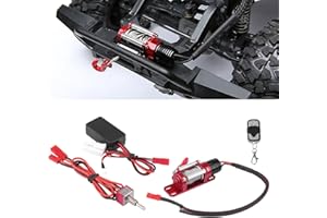 EJOYOUS RC Winch 1/10, RC Winch Metal Winch, RC Car Winch with Remote Control Receiver, for Axial SCX10 D90 HPI RC Car Accessories