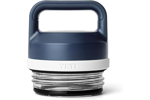 YETI Rambler Bottle Chug Cap, Navy/White