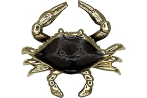 MICHAEL HEALY Crab Door Knocker - Brass (Standard Size)