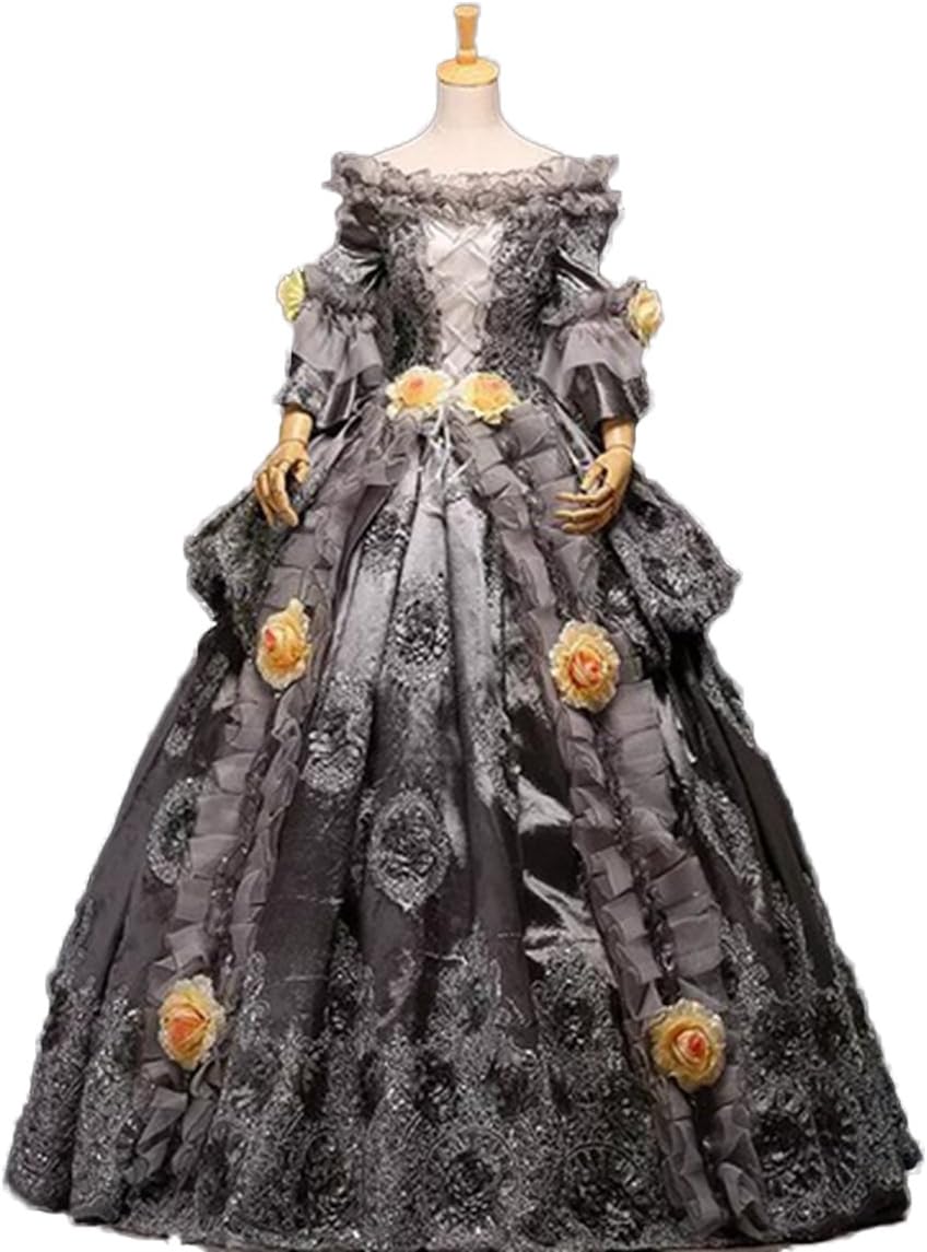 XNAIHUAFEI Royal Dress 18th Century Gray Costume Fashion Clothing Fashion Party Dress
