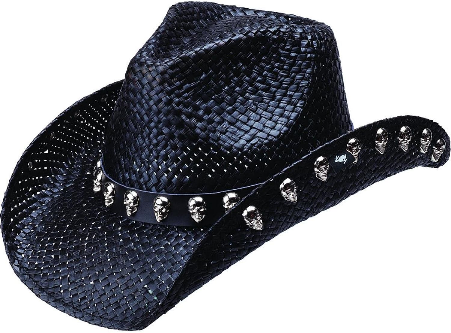 Peter Grimm Ltd Unisex Gotham Straw Cowboy Hat Black One Size at Amazon Men’s Clothing store