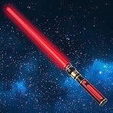 YOFOTHS Light Up Sabers, Light up Sword for Kids with FX Sound, Expandable Light Up Saber for Cosplay Halloween Dress Up Parties Birthday Christmas (Red)