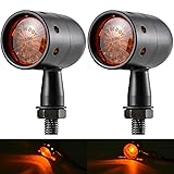 NATGIC 2pcs Halogen Motorcycle Turn Signal Lights