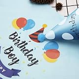 SUOXU Dog Birthday Bandana Hat Set Cotton Triangle Scarf Small Medium Dogs view 2