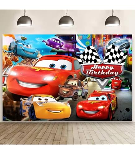 Amscan International Cars Foil Balloon - Giant Shaped Party Decoration, Helium Or Air Fill (Style #3408601) 8 thumbnail image