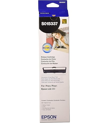 Amazon.com: Epson S015329 FX-890 Fabric Ribbon -Cartridge