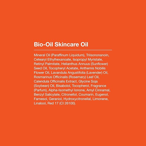 BIO-OIL SKINCARE BODY OIL SERUM, FACE AND BODY MOISTURIZER WITH VITAMIN E & A, FOR SCARS, STRETCH MARKS, SENSITIVE SKIN, ALL SKIN TYPES, DERMATOLOGIST RECOMMENDED, NON-COMEDOGENIC, 2 OZ