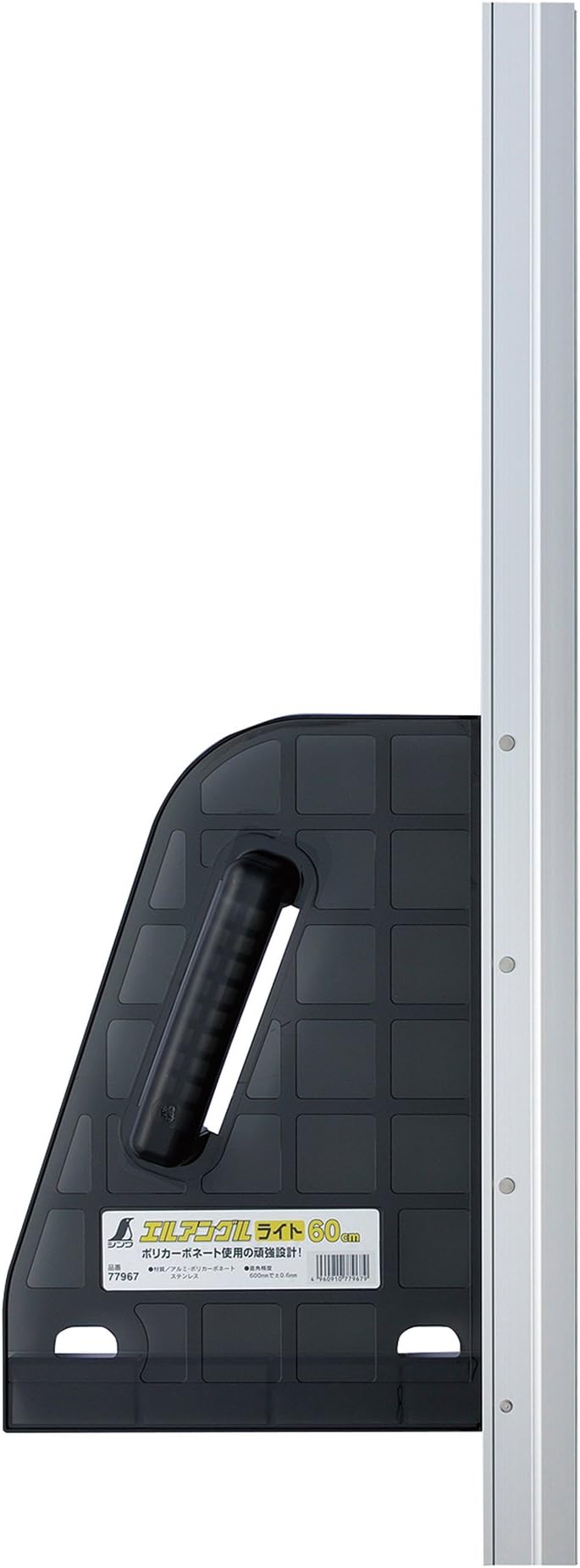 Shinwa Sokutei Circular Saw Guide Ruler [L Angle Light] 600mm (77967) (Japan Import)