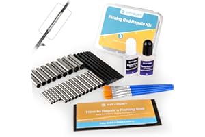 OJYDOIIIY Fishing Rod Repair Kit Complete, Easy&Quick Approach to Repair Broken Fishing Pole with Epoxy Glue