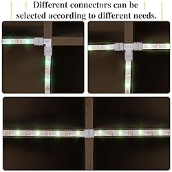 Mudder 28 Pieces 3 Pin LED Connector LED Strip