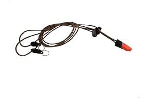 RICK YOUNG OUTDOORS Ultra-Light Binocular Harness with Safety Whistle - Adjustable Fit, Durable Design, Comfortable for Hunting and Bird Watching, Color Olive