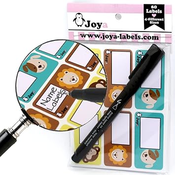 Amazon.com : Baby Bottle Labels, Personalized Name Labels, Self-Laminating with Matching Permanent Pen - Great for Daycare, Kindergarten and School.