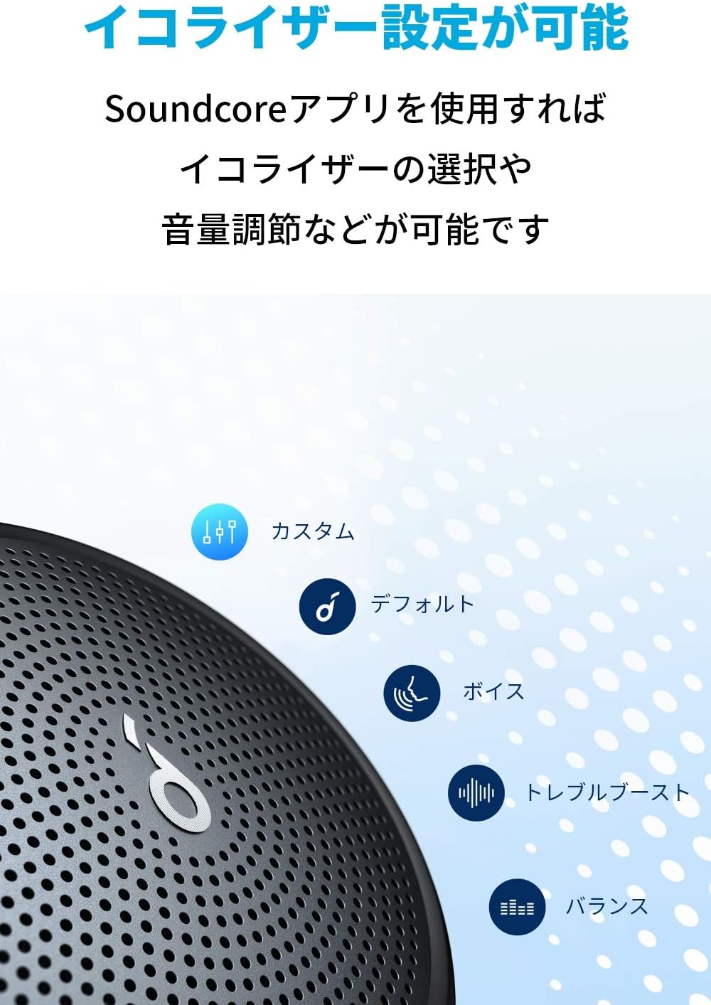 Amazon Anker Soundcore Mini 3 Bluetooth スピーカー コンパクト イコライザー設定 Bassupテクノロジー Partycast機能 Ipx7防水 15時間連続再生 Usb Cポート採用 ブラック Soundcore ポータブルスピーカー