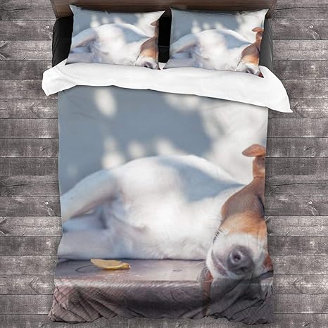 Amazon 布団カバー シングル 3点セット 寝具カバー セット ベッド用 布団用 掛け布団カバー 春の欠如テーブルベニアで実行されているボーダーコリー犬 肌に優しい 寝具カバーセット オンライン通販