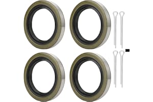 shliyitx 4pcs Trailer Axle Hub Wheel Grease Seals 1.719''I.D x 2.565''O.D with 4Pcs Cotter for 3500lb Spindles #84 RV Axle Dexter Replace 171255TB 10-19, Electric Brake Assemblies for Boat Trailers
