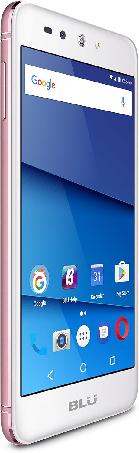 BLU Grand XL LTE -5.5" HD GSM Unlocked Smartphone with 13MP Main Camera -Rose Gold