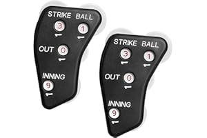 Litave Umpire Indicator - Premium 4-Dial Baseball & Softball Umpire Clicker - Durable, Easy to Use Strike, Ball, Out, & Inning Counter - Perfect for Professional & Amateur Umpires