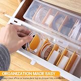 PAVSTINE Cable Management Box Lid 7 Compartment Data Tidy Plastic Charger Desk view 6