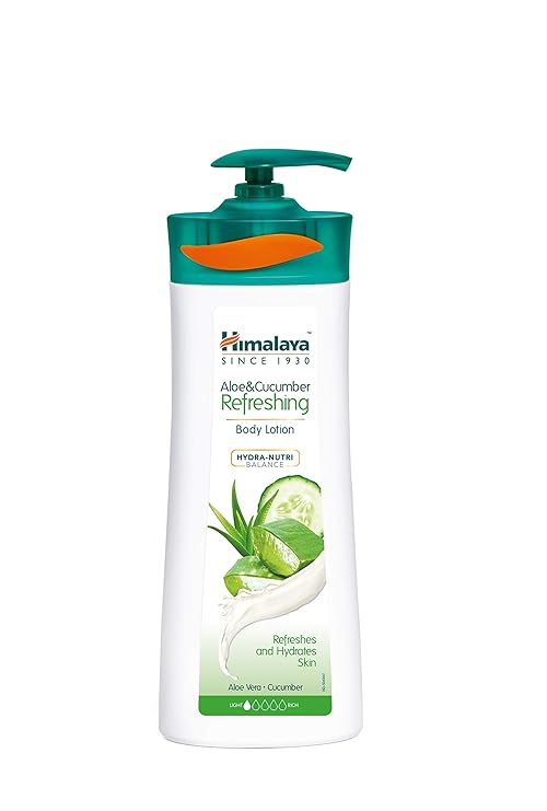 himalaya aloe vera and cucumber body lotion