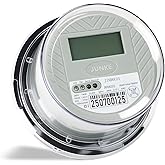 Digital Electric Meter for RV & Home, 240V, CL200 KWH Watt Meter for RV Pedestal & Household Electricity Monitoring