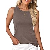 GKBK Women's Wool Blend Knit Tank Tops Sleeveless Vest Crew Neck Soft Sweater 2025