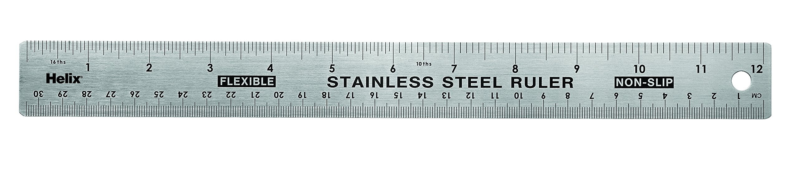 Helix 12 inch 30cm Steel Ruler