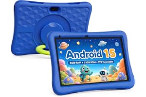 Kids Tablet 10 Inch Android Tablet for Kids Comes with a Shock-Resistant Protective Case, 8GB RAM 32GB ROM Tablets Supports 1