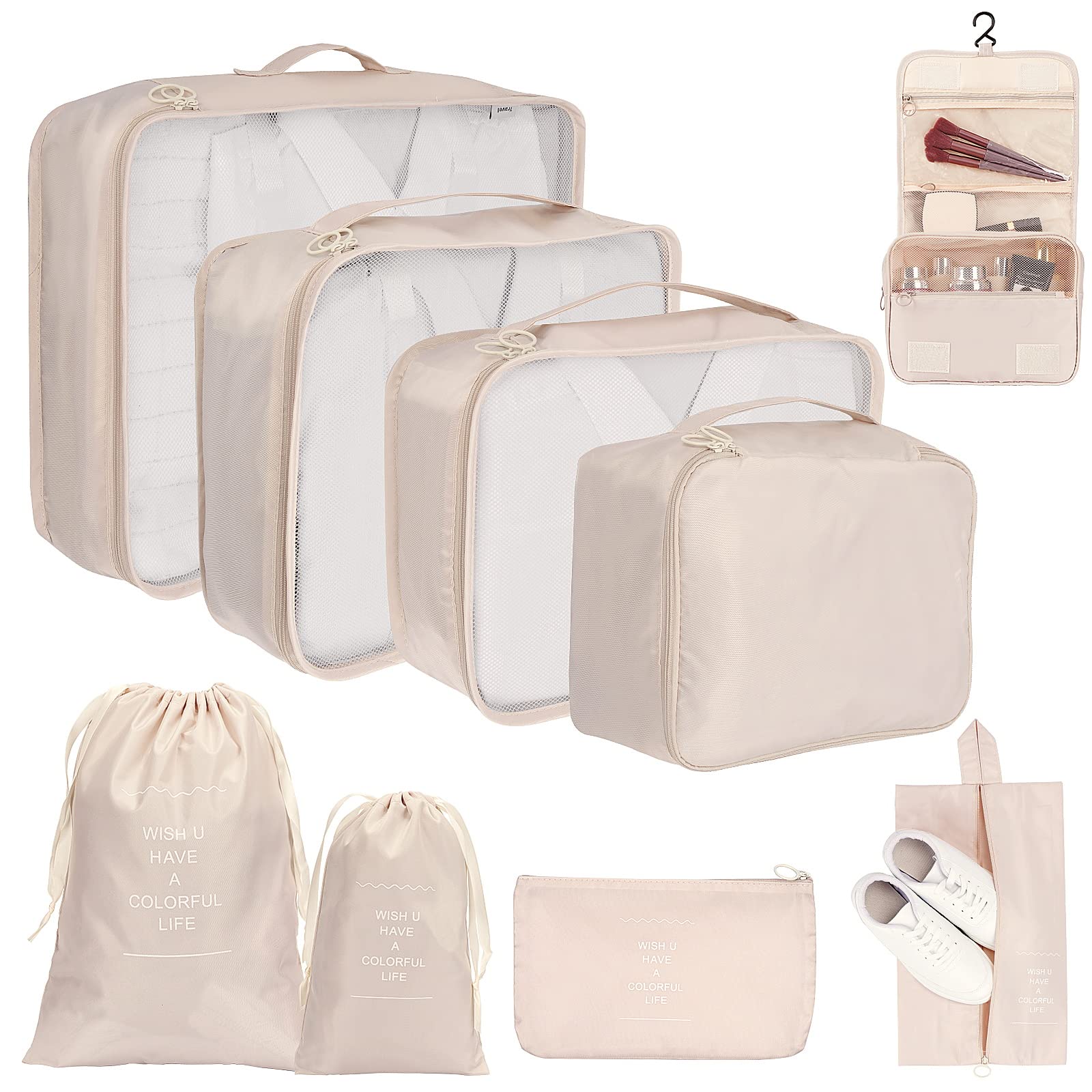 TAMOWA luggage storage bag Beige