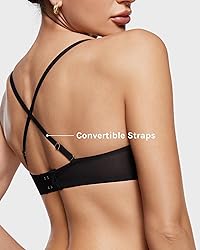 INLYRIC Women's Sheer Strapless Bras Mesh Sexy