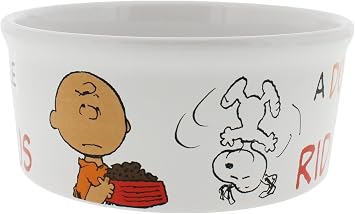 Snoopy Dog Bowl 7 Stoneware A Dog S Whole Life Is Ridiculous Amazon Co Uk Pet Supplies
