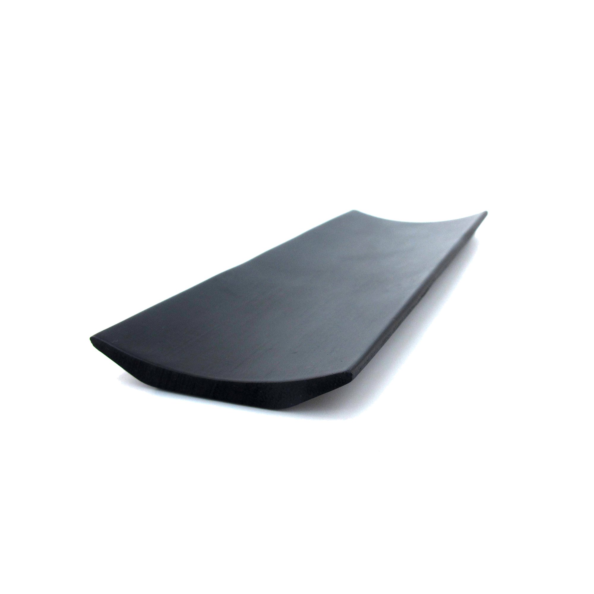 Reusable Bamboo Black Rectangle Sushi Serving Tray Plate 7" x 2.8" - 30 Pieces