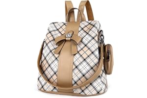 ZOCAI Backpack Purse for Women Fashion Backpack Purses PU Leather Daypacks Anti-Theft Shoulder Bag Satchel Purse