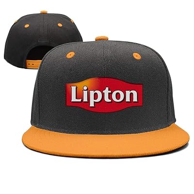 AINIJIAJ MenWomen Print Adjustable Lipton-Tea-Logo- Dad Twill Trucker Cap