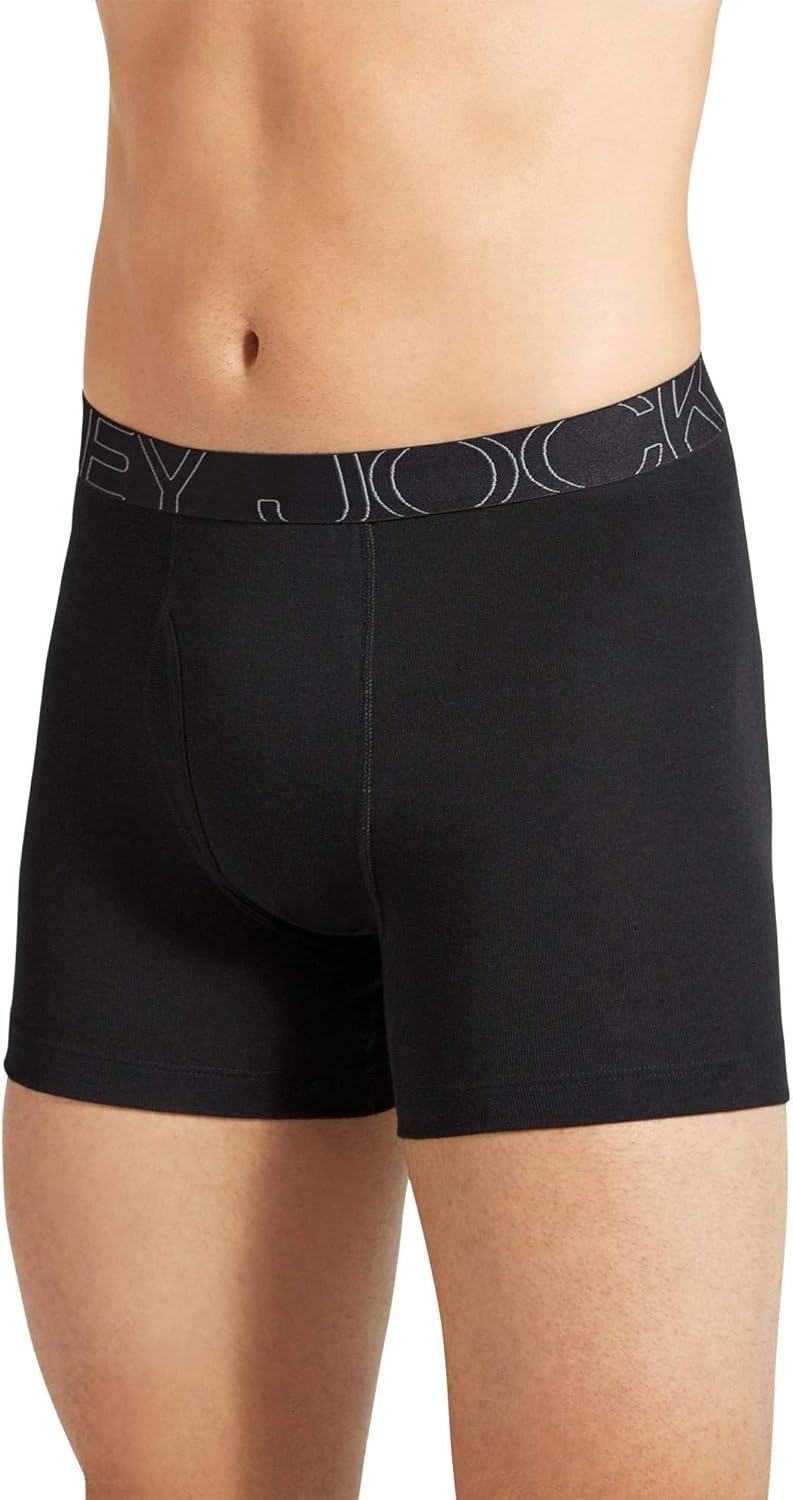 Jockey Men's Underwear ActiveBlend Boxer Brief - 4 Pack at  Men’s Clothing store