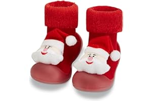 SEBELLST Baby Boy Sock Shoes Animal Rubber Sole Non-Skid Indoor Slipper Infant Boys First Walking Floor Slipper Toddler Soft Sole Cotton Mesh Slipper Breathable Lightwewight Baby Shoes