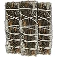 ESPOIR & AMOUR Rosemary Sage - 3 Spiritual Rosemary Smudge Stick Bundles for Smudging, Healing and Ritual | Hand-Tied White Sage and Rosemary Incense Sticks to Cleanse Negativity | 4 Inch