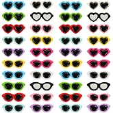 40Pcs Mini Sunglasses Charms - Colorful Resin Flatback Embellishments For DIY Crafts - View #8