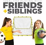 Football Master Rebounder Net 100x100 cm Multi Skill Training Aid Adjustable view 6