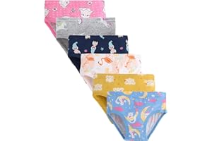 Sladatona Little Girls Soft Underwear Toddler Kids Breathable Comfort Panties
