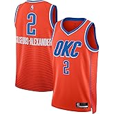 Outerstuff Shai Gilgeous-Alexander Oklahoma City Thunder NBA Kids Youth 8-20 Orange Statement Edition Swingman Jersey