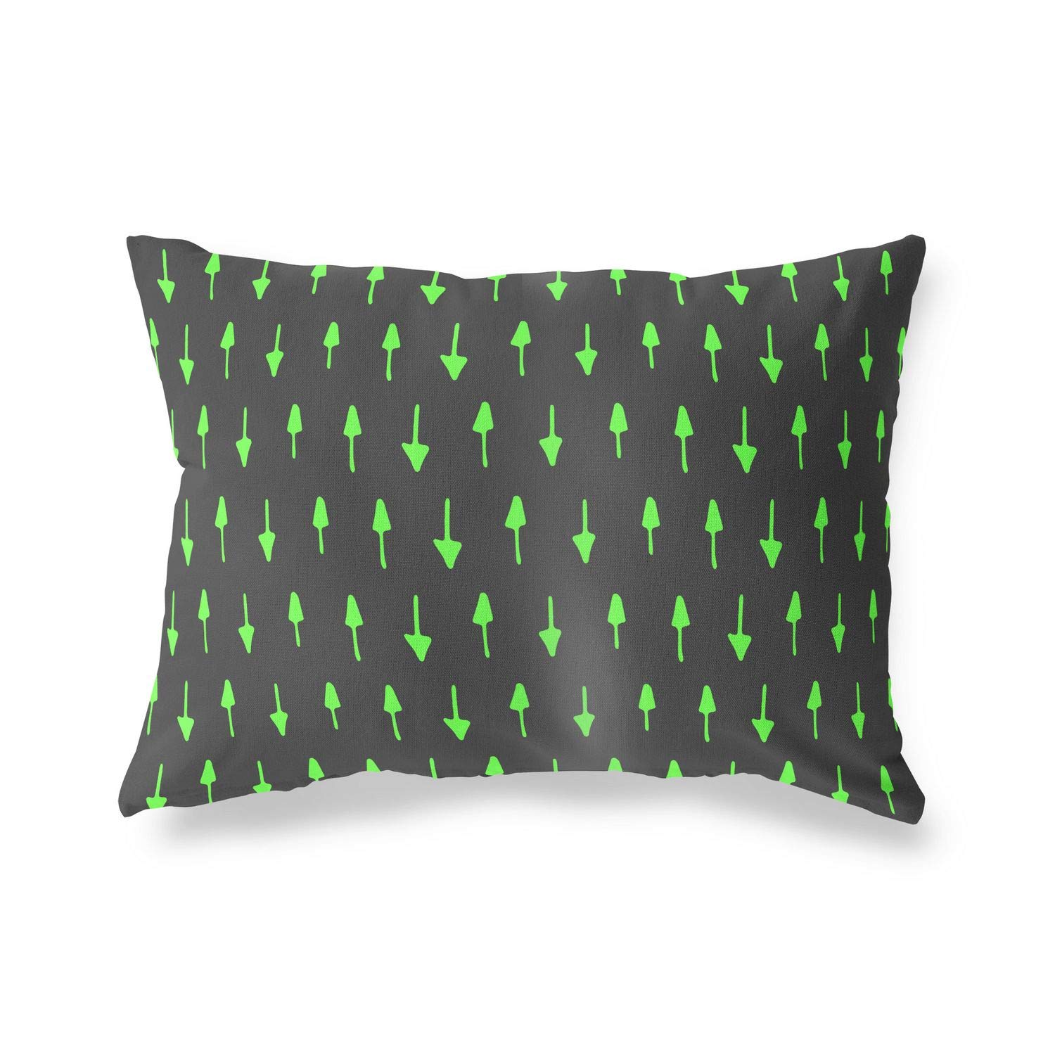 BonaMaison Decorative Cushion Cover, Neon Green Fume Throw Pillow Covers, Home Decorative Pillowcases for Livingroom, Sofa, Bedroom, Size: 45X60 Cm - Designed and Manufactured in Turkey
